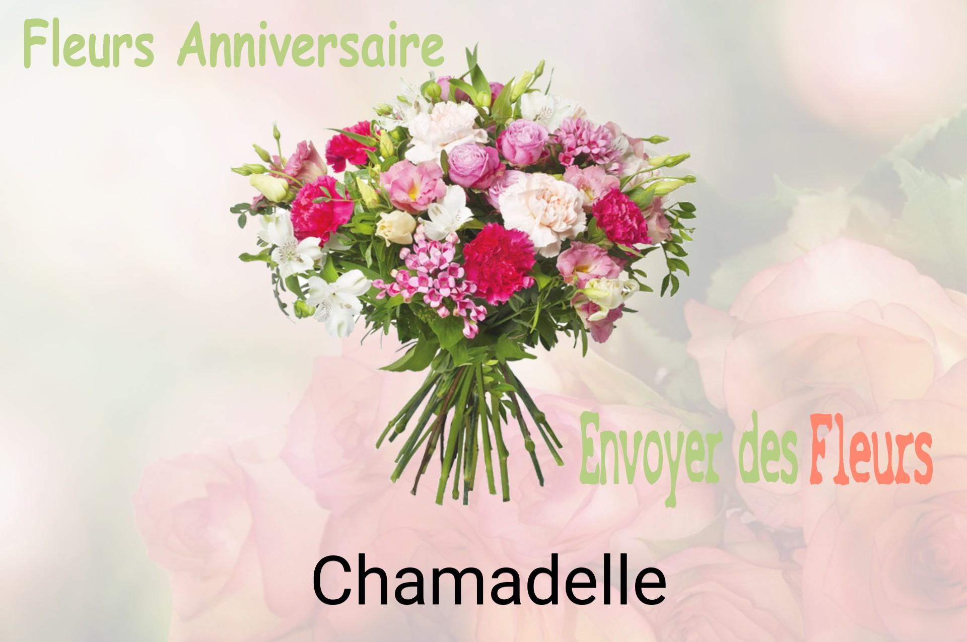 Bouquet de fleurs d’anniversaire livré à Chamadelle